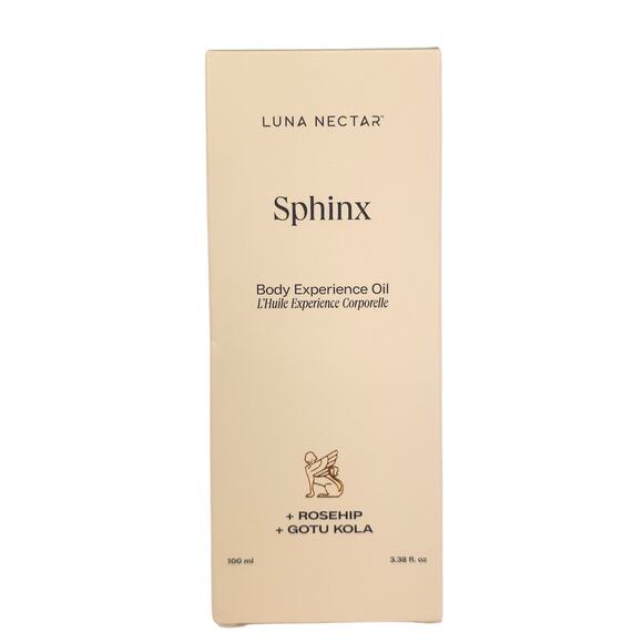 Luna Nectar Sphinx Body Oil Rosehip Eczema Roseacea Relief Bath Oil - Picture 2 of 6